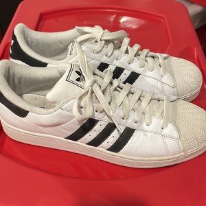 Adidas Super Star Sneakers Low Tops - size 13; vintage; EUC-just like new!